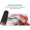 thumbnail image 4 of Japanese Watercolor Cherry Blossom Gaming Mouse Pad 31.5x11.8 XL Extended Mousepad Large Keyboard Mouse Mat Desk Pad with Non-Slip Rubber Base Stitched Edges for Home Office Game, 4 of 6