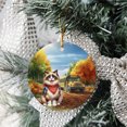 thumbnail image 3 of Goodbye Summer Ragdoll Hello Fall Time for School Ceramic Round Ornament Cat Lover Kitten Owner Gifts Idea Home Tree Decor - 02014, 3 of 5