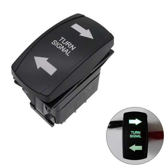 Turn Signal Rocker Switch LED for RV Vehicle Off-Road Pickup Tractor Boat