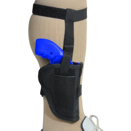 Taurus Semi Auto - Barsony Right Hand Draw Ankle Gun Holster Size 11 AMT Beretta Taurus NA Arms Ruger S&W Kahr Raven Jennings Mini .22 .25 .32 .380 Semi-Autos