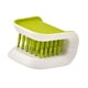 thumbnail image 4 of Cepillo de limpieza,Herramienta De Lavado De Cuchillos De Cocina En Forma De U Verde,Cepillo limpiador de cubiertos antideslizante de doble cara,Accesorios envolventes para limpiador de, 4 of 9