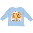 thumbnail image 3 of Inktastic Stacked with Love Cute Pancake and Syrup Boys or Girls Long Sleeve Toddler T-Shirt, 3 of 5