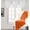 ORANGE, variant on Gorgeous Home Linen 1pc Versatil Small Throw Solid Super Soft Blanket 50"W X 60"L Yellow