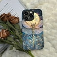 thumbnail image 6 of FKBRCL4U Compatible with iPhone 15 Pro Max Matte Case, Stained Glass Yellow Dragonfly Moon Pattern for Girl Full Body Design Soft Silicone Drop Shock Scratch Protection for iPhone 15 Pro Max, 6 of 7