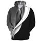 thumbnail image 1 of Men's Loose Printed Hooded Sweatshirt Men's Casual Fashion Sports Sweatshirt4XL, 1 of 3