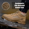 thumbnail image 4 of AUXDIQ Safety Trainers for Women Men Steel Toe Cap Safety Shoes Breathable Work Shoes, 4 of 6