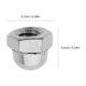 thumbnail image 2 of UPOUART 100Ud Tapas Protectores Para Tornillos Acero Carbono Plata Hexagonal Resistente, 2 of 6