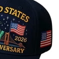 thumbnail image 3 of Lispipm Baseball Caps for Women Men 250 Anniversary USA Hat Patriotic Embroidered Hats Outdoor Sun Cap for All Season Blue, 3 of 7