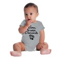 thumbnail image 4 of Born To Wear Diamonds Cute Cursive Bodysuit Jumper Girls Infant Baby Brisco Brands 12M, 4 of 6