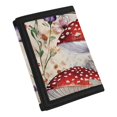 thumbnail image 2 of FUIALDOLG Children's Wallet Mushroom Dragonfly Floral Theme Wear-Resistant Trifold Card Wallet for Outdoor, Polyester Foldable Toddler Wallet, 2 of 6