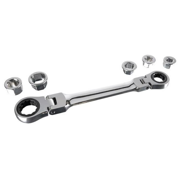7-in-1 Sae Ratcheting Wrench, Polished