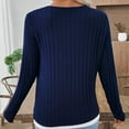 thumbnail image 4 of SDNall Ladies' Brushed Long-Sleeved T-Shirt with Round Neck and Button Details, 4 of 8