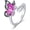 butterfly ring B, variant on Breast Cancer Awareness Ring for Women 925 Sterling Silver Butterfly Pink Ribbon Breast Cancer Survivor Gifts for Woman