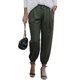 thumbnail image 1 of Pantalones Lápiz Pantalones casuales de mujer Pantalones de mujer de moda Pantalones de bolsillo para mujer (Verde M) Ygjytge para Mujer Verde T L, 1 of 7