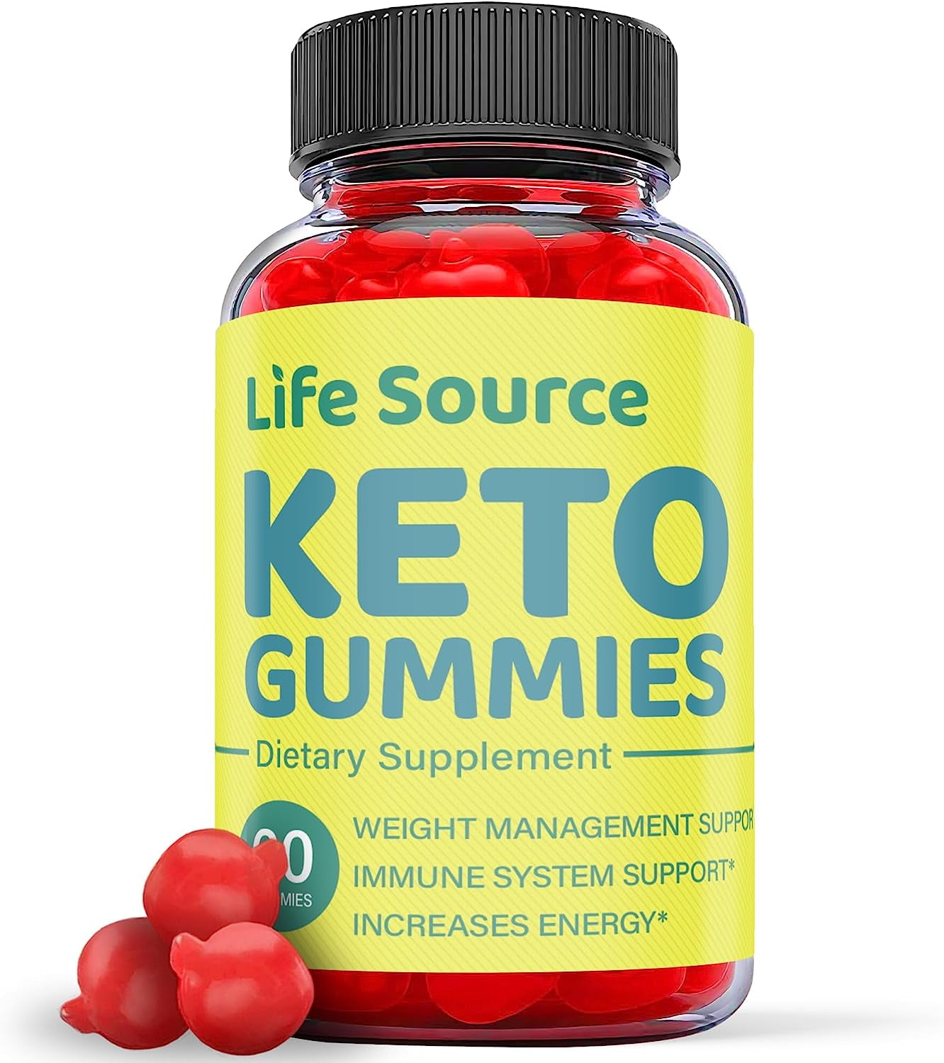 (1 Pack) Life Source Keto ACV Gummies Supplement for Weight Loss