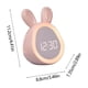 thumbnail image 3 of Reloj despertador con forma de conejito, luz nocturna, ajustes inteligentes, brillo ajustable, alarmas, tonos de llamada, para adultos, niños, dormitorios, bajo consumo, LED, modo,topliu, 3 of 9