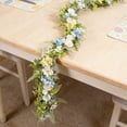 thumbnail image 5 of 68.8in Easter Vines Garland, Spring Leaves and Flowers Rattan Decoration, Indoor Outdoor Hanging Swag,for Mantle Fireplace Home Table Party Decoration, 5 of 7