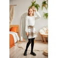 thumbnail image 6 of Oudiya Casual Fall Outfits for Girls Corduroy Skirt and Long Sleeve Rib Knit Shirt Trendy 2-Piece Set, 6 of 7