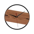 thumbnail image 4 of Reloj de pared redondo contemporáneo para uso doméstico. Diseño silencioso, ideal para cafeterías, hoteles y salas de estar., 4 of 9