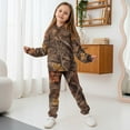 thumbnail image 3 of Uorisanigo Oversized Camo Forest Pullover Hoodies Sweatshirt and Sweatpants Suit for Boys Girls, Winter Kids Clothes Graphic Printed Sweatsuit Lounge Matching Set, 3 of 7