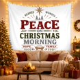 thumbnail image 3 of Peace Beneath a Star and Trees, Above a Manger on Festive Morning, Nostalgic Vintage for Faith Fans, Nativity Art, Christmas Gift, Tapestry Wall Hanging for Bedroom and Dorm, 3 of 7