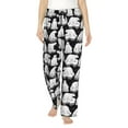 thumbnail image 1 of Fotbe Cute Cartoon Polar Bear Pantalones de Pijama para Mujer, Pantalones de Dormir, Pantalones Pj con Cordón y Bolsillos-Small, 1 of 6