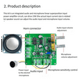 thumbnail image 4 of Audio Microphone Amplifier Board NE5532 Preamplifier Kit Electronic DIY Welding Assembly Training Production Filter, 4 of 7