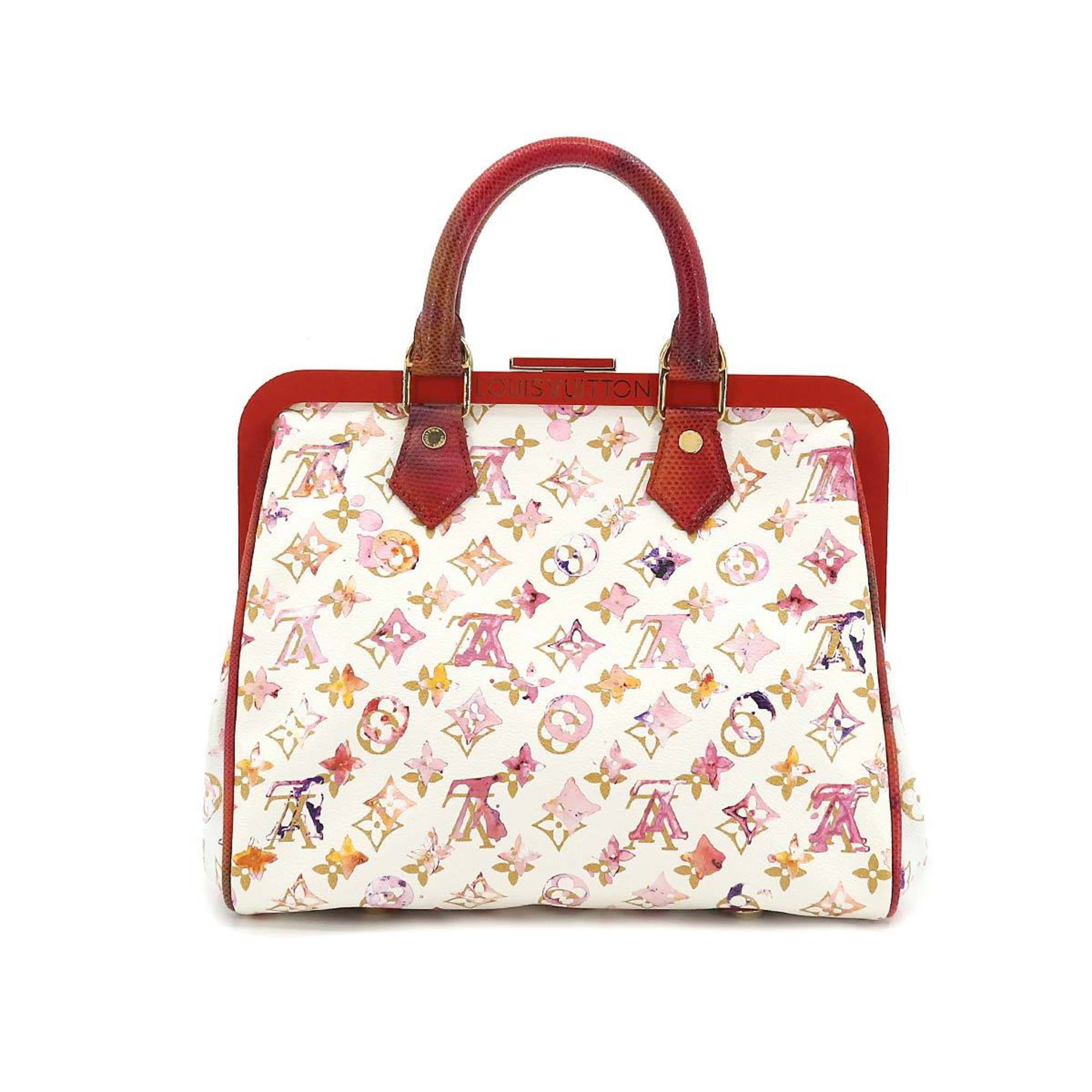 Speedy patent leather handbag Louis Vuitton Gold in Patent leather -  25504690