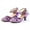 Purple, variant on Christmas Gifts SHENGXINY New Latin Dance Shoes Modern Women Ballroom Tango Girls Ladies Heels with Softsole Sequins Cloth Dropshipping