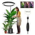 thumbnail image 2 of 10" LED Ring Grow Lights For Indoor Plants, Full Spectrum Lar Plant Light For Indoor Plants USB Height Adjustable Growing Lamp ,Super Long Life, 2 of 7