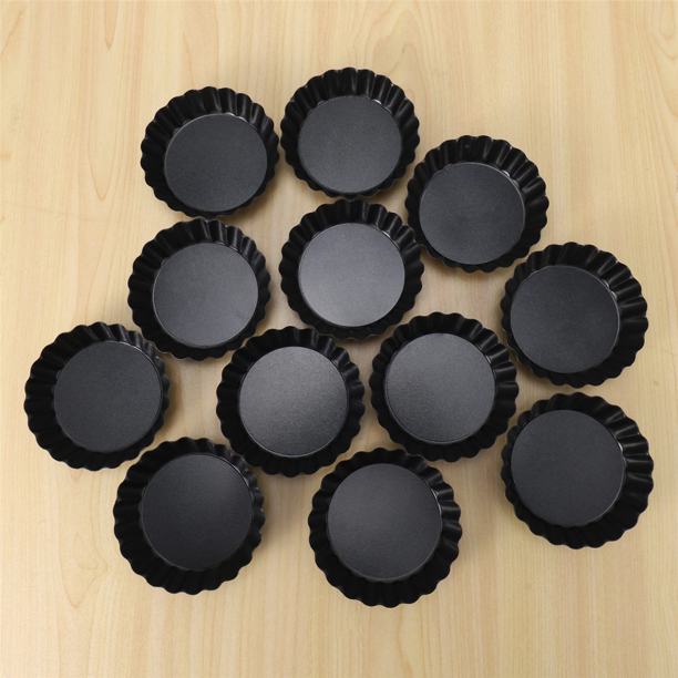 36 Pcs Egg Tart , 3Inch Mini Tart Pans Removable Bottom, Cupcake Cake