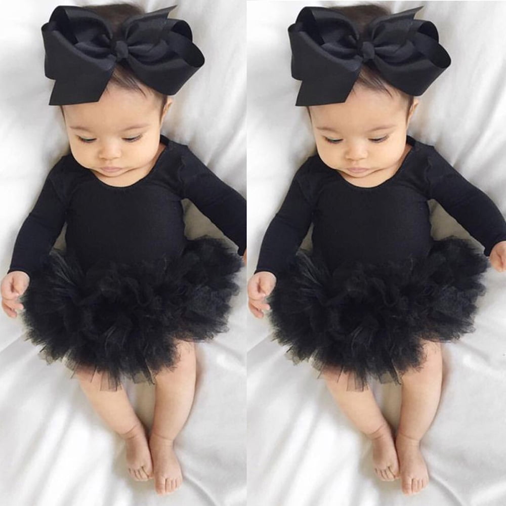 2PCS Newborn Baby Girl Romper Dress Skirt Halloween Party Costume Outfits Set AE