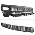 thumbnail image 5 of Ikon Motorsports Front Bumper Conversion W/ Matte Black Lip Compatible With 2015-2023 Dodge Charger Widebody Style Front Bumper Cover & SRT Style Upper Lower Grille & Foglight Covers W/ Lights Lamp, 5 of 7