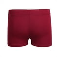 thumbnail image 3 of LiiYii Boys Girls Ballet Dance Shorts Kids Compression Athletic Gymnastics Yoga Fitness Running Burgundy 6, 3 of 6