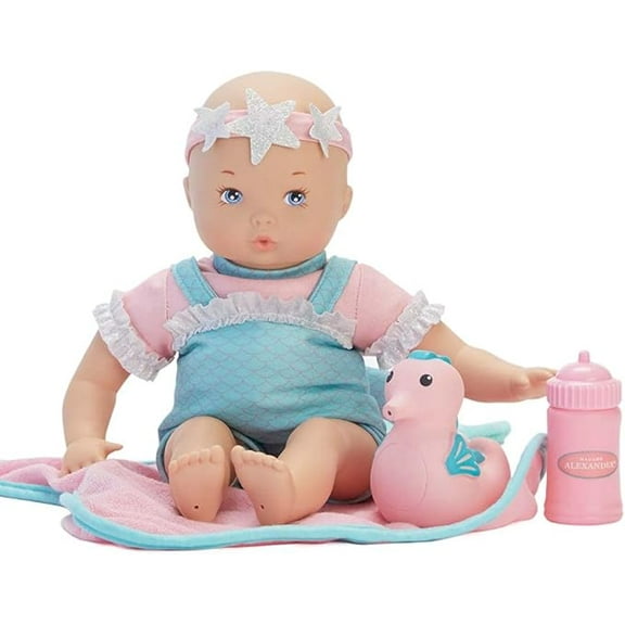 Madame Alexander 12-inch Splash and Play Baby Doll, Mermaid Princess