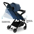 thumbnail image 3 of Mompush Lithe V2 Lightweight Stroller with Snack Tray, Newborn Nest Mode, Navy, 17.3LB, Unisex, 3 of 7