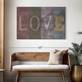 thumbnail image 3 of Elephant Stock Love Wall Sign Wall Art - Horizontal Canvas Wall Art - Living Room Wall Decor - Wall Signs Canvas - Gray And Beige Decor - 48" x 32", 3 of 8