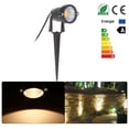thumbnail image 4 of Advancent Luz LED COB para jardín, 90-100lm, 5W, decoración de césped con pinchos para exteriores, focos de paisaje, focos de camino para Iluminación y accesorios Blanco cálido/Espiga, 4 of 6