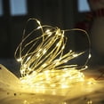 thumbnail image 3 of Cadena de luces LED de alambre de cobre, 2032 pilas de botón, luces decorativas, caja de regalo para pastel de flores, cadena de luces pequeña, 3 of 6