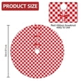 thumbnail image 2 of 36 Inch Christmas Tree Skirt – Velvet Plush Tree Mat, Soft Thickened Polyester with Red Ties, Single-Sided Printing, Available in 30in/36in/48in, Perfect for Holiday Xmas Tree Decoration, 2 of 7