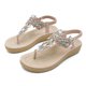 thumbnail image 1 of Zapatos de mujer Diamantes de colores bohemios Sandalias cómodas informales de tacón bajo resistentes al desgaste Wmkox8yii  nm3046, 1 of 8