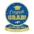 thumbnail image 2 of 2025 Graduation Tableware Set Blue Gold Graduation Plates And Napkins Class Of 2025 Disposable Dinnerware For College High School Congrats Graduation, 2 of 6