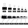 thumbnail image 3 of GHSDFBB Binder Clips, Black, 96 Count, 3 of 6
