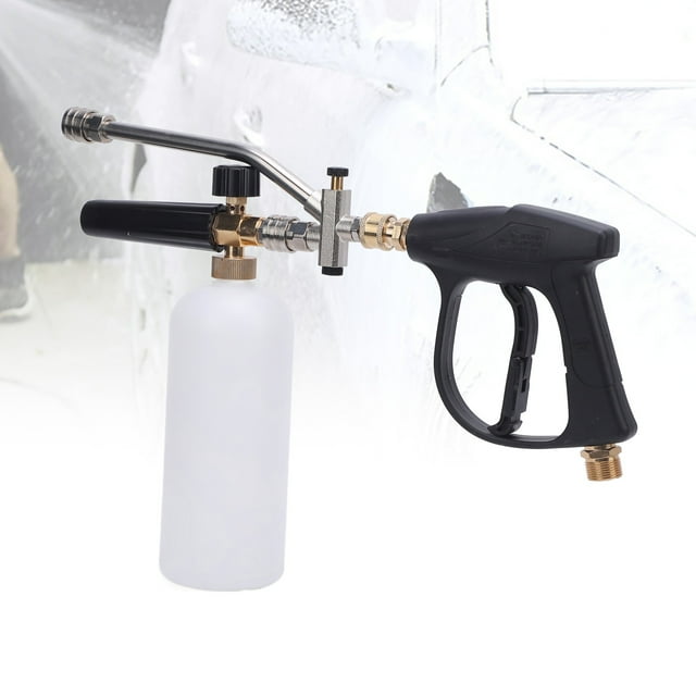 Rociador de Jabón, Mejore la Eficiencia de Limpieza 4000 psi fuma multurvo multura blaster 1l capacidad portátil con 2 interfaz de conector para el hogar para motocleta para el