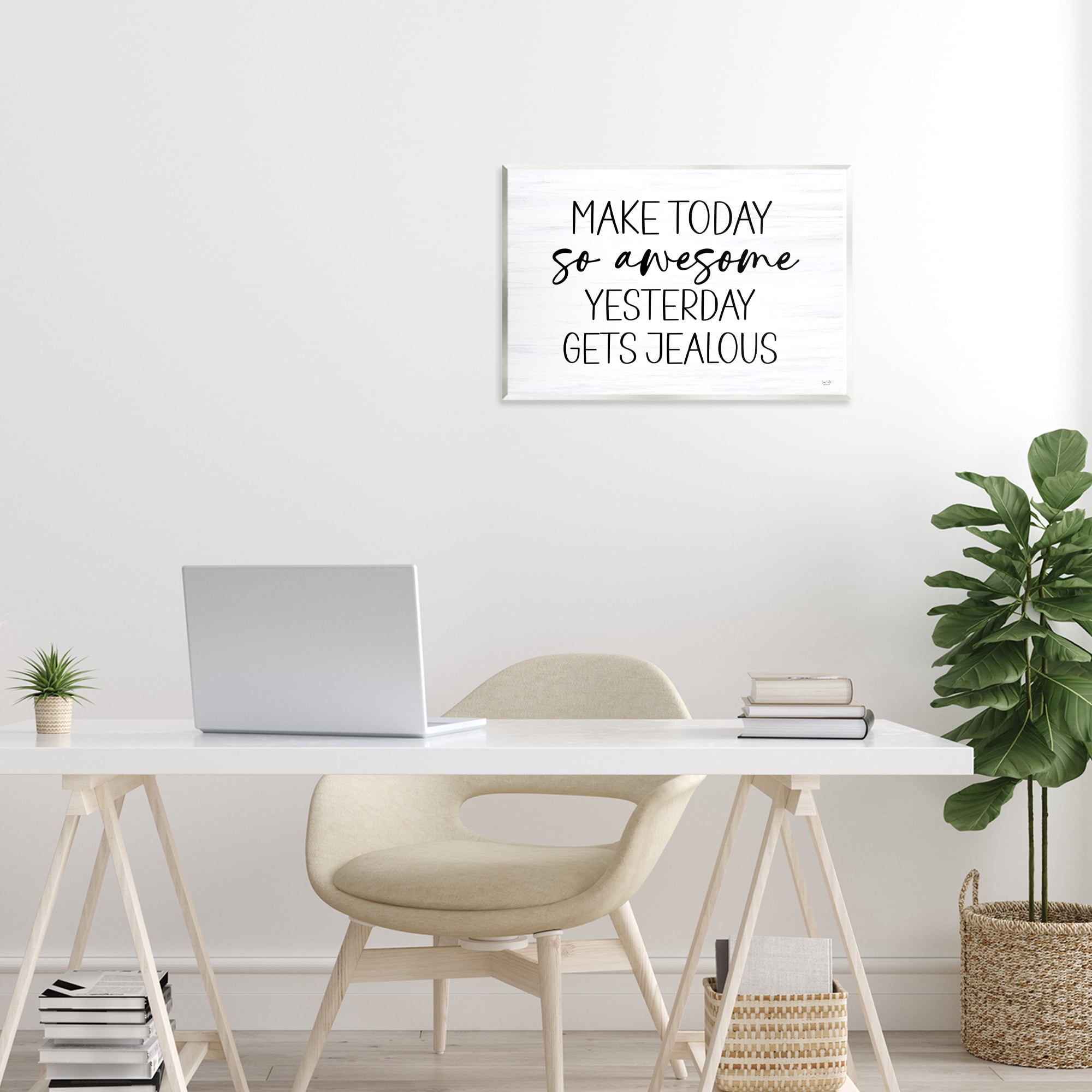 Stupell Industries Today So Awesome Yesterday Jealous Wall Plaque Art, design by Lux + Me Designs
