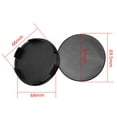 thumbnail image 3 of Wheel Center Cap,4x 65mm/68mm Universal Black Car Wheel Center Hub CAPS Covers Set,No Logo, Plastic Plating, 3 of 9