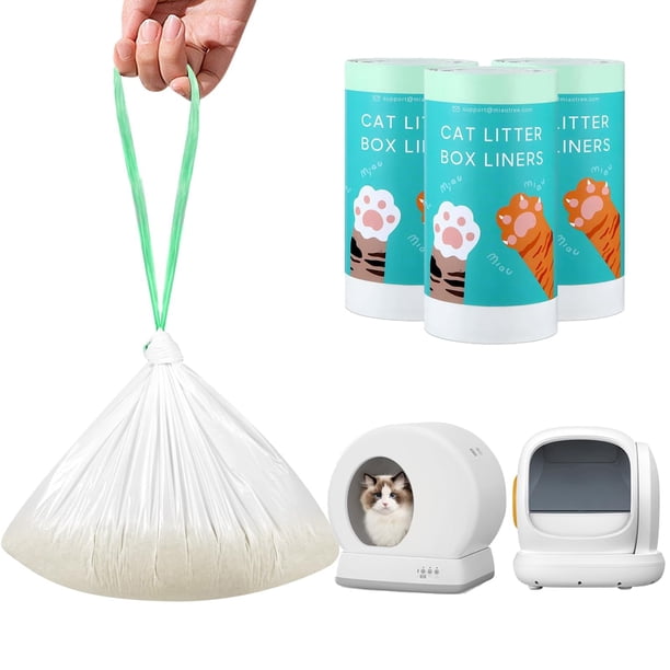 Bolsa autolimpiante KropBom para cajas de arena para gatos, 60 unidades