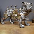 thumbnail image 4 of Estatua de perro mecánica de resina, artesanía, figura de dragón mecánico para estudio de oficina JShteea Libre de BPA, 4 of 6