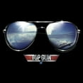 thumbnail image 2 of Men's Top Gun Aviator Sunglasses Reflection Logo Graphic T-Shirt, 2 of 5