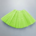 thumbnail image 3 of Alkepwun Tulle Skirts for Women Elastic High Waist Sparkling Sequins Puffy Tutu Skirt Lightweight Breathable Comfort Pleated Mini A Line Ballet Skirt, 3 of 3